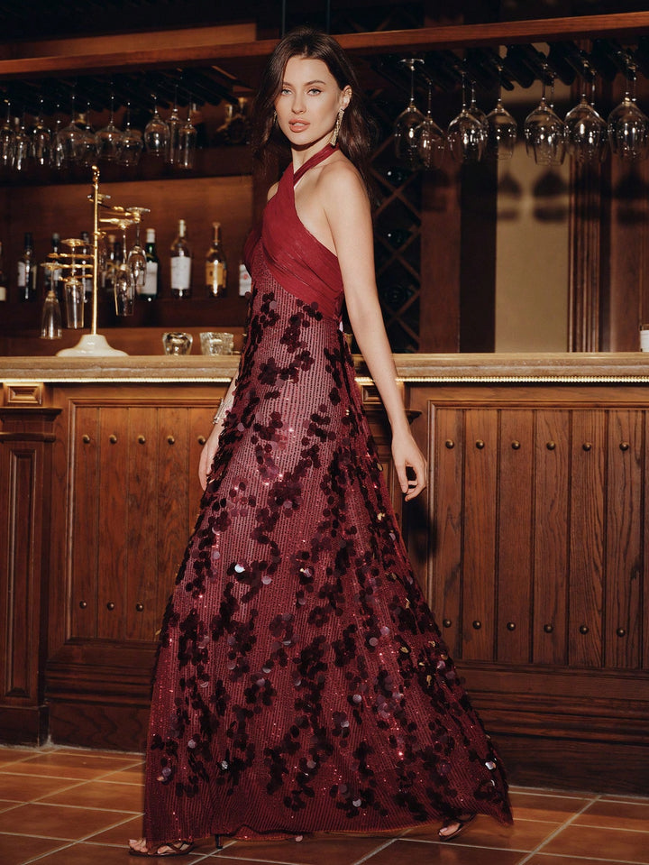 Rochie maxi SHEIN, roșu