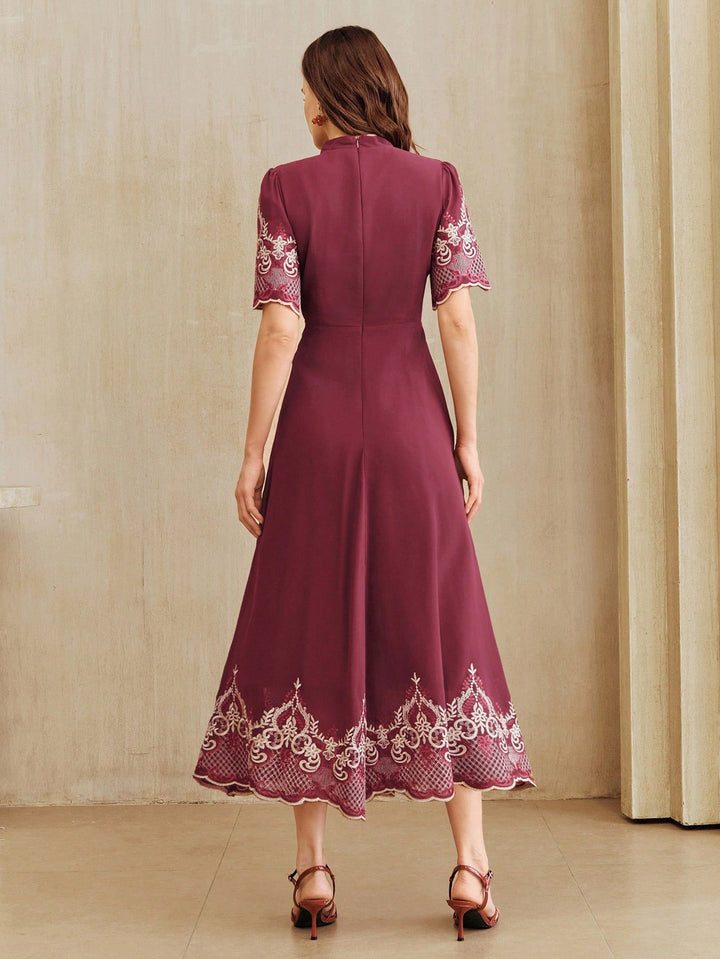 Rochie maxi SHEIN, vișiniu