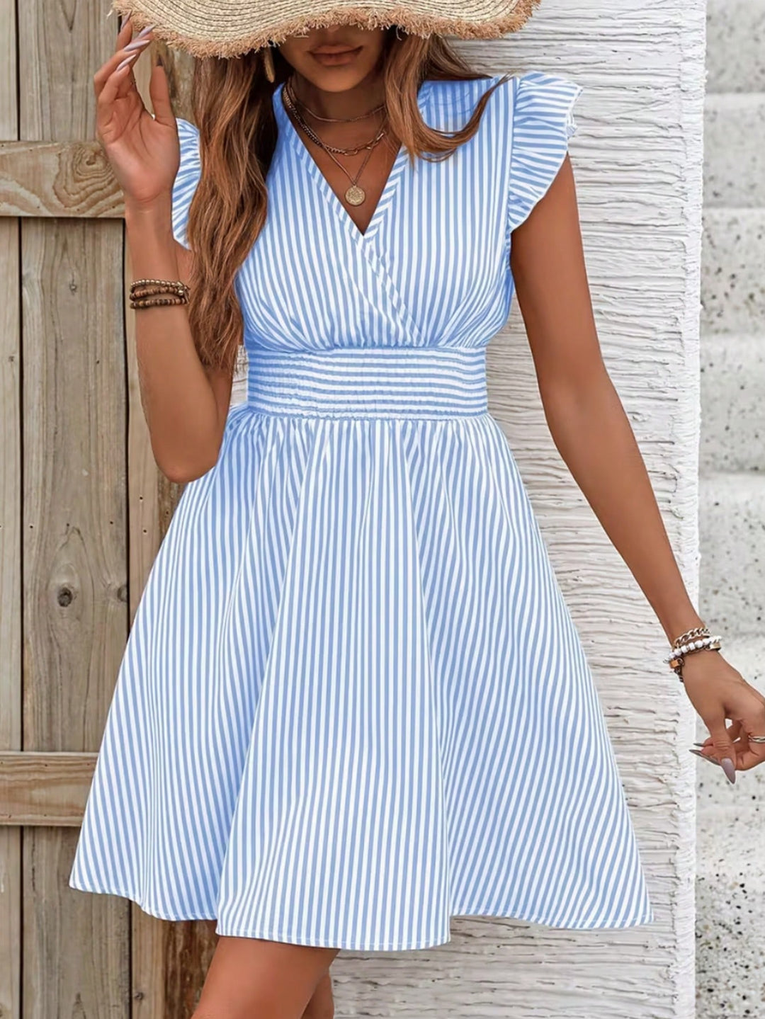 Rochie scurtă SHEIN, albastru