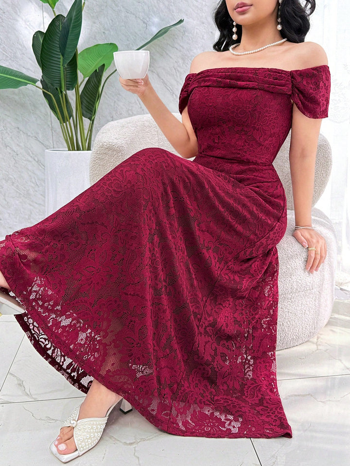 Rochie maxi SHEIN, vișiniu
