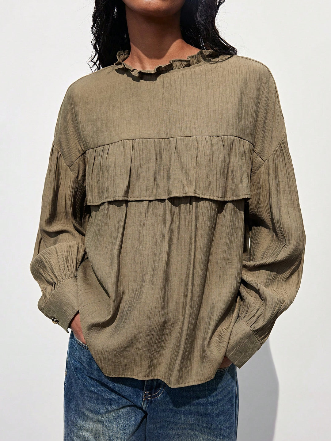 Bluza SHEIN, kaki