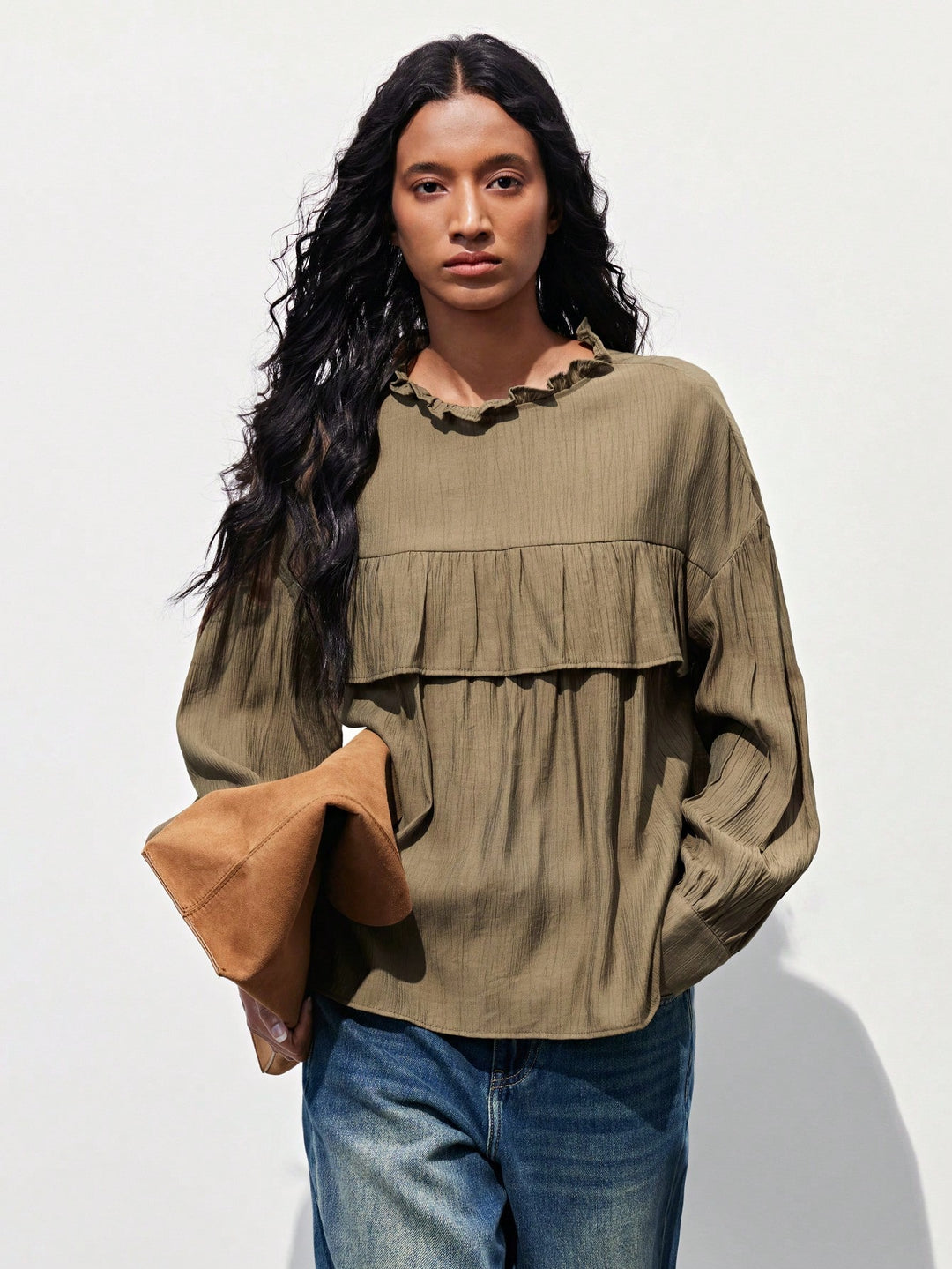 Bluza SHEIN, kaki