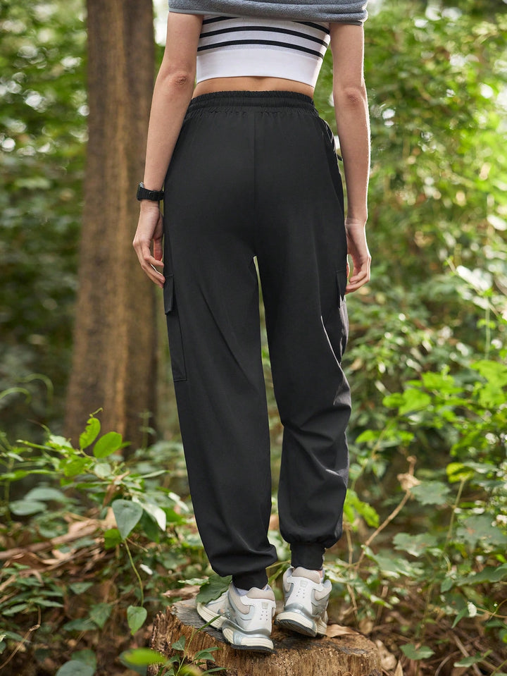 Pantaloni SHEIN, negru