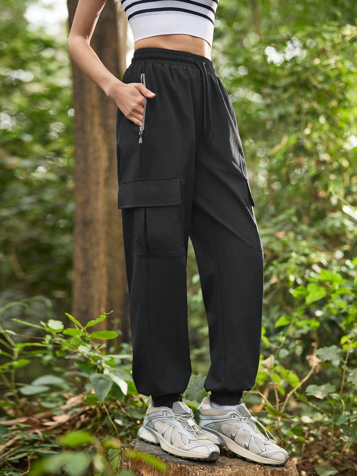 Pantaloni SHEIN, negru