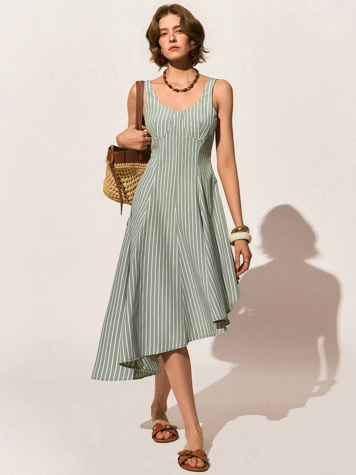 Rochie maxi SHEIN, verde