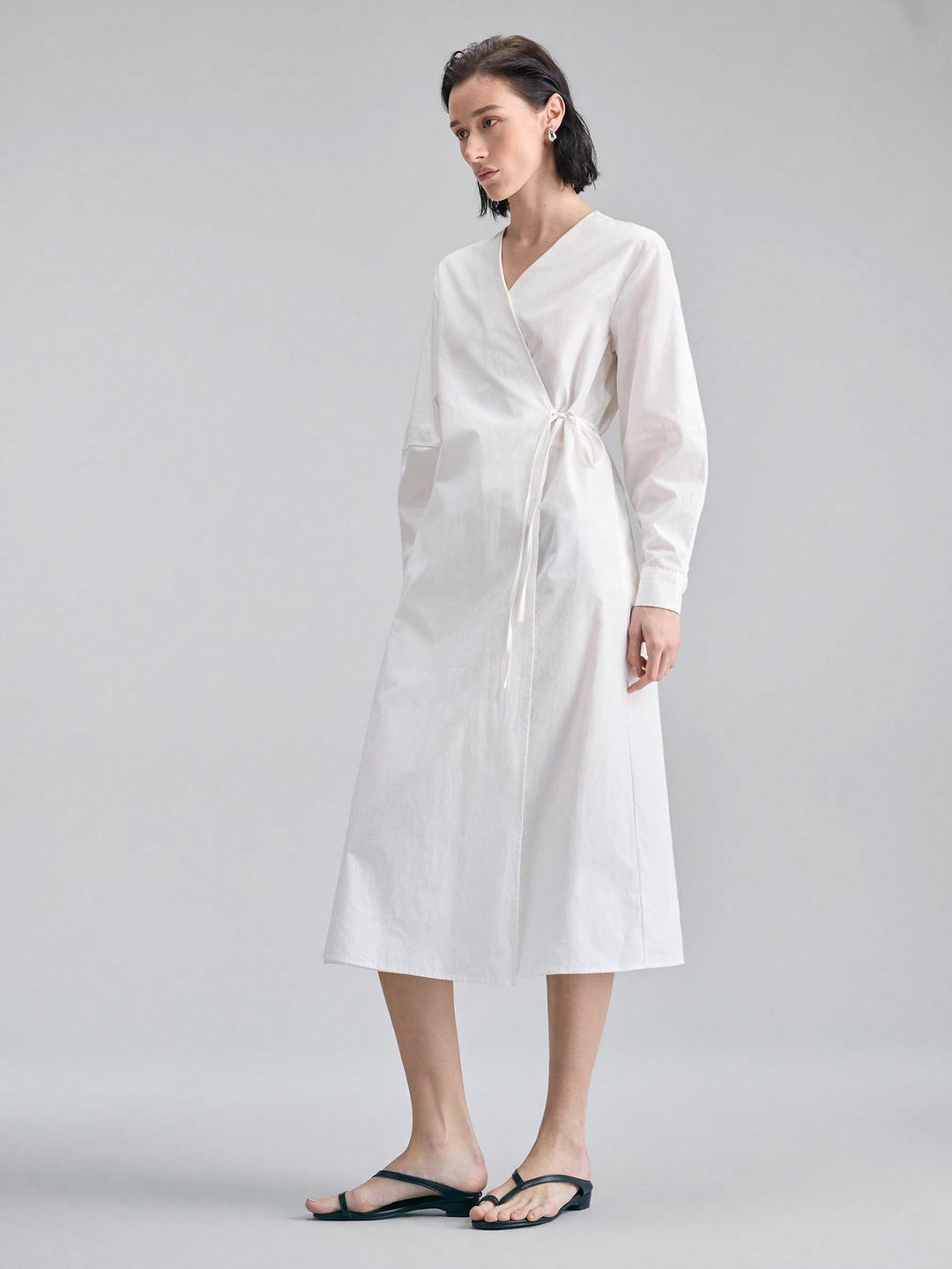 Rochie maxi SHEIN, alb
