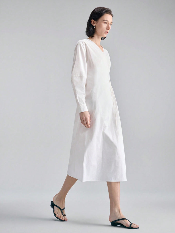 Rochie maxi SHEIN, alb