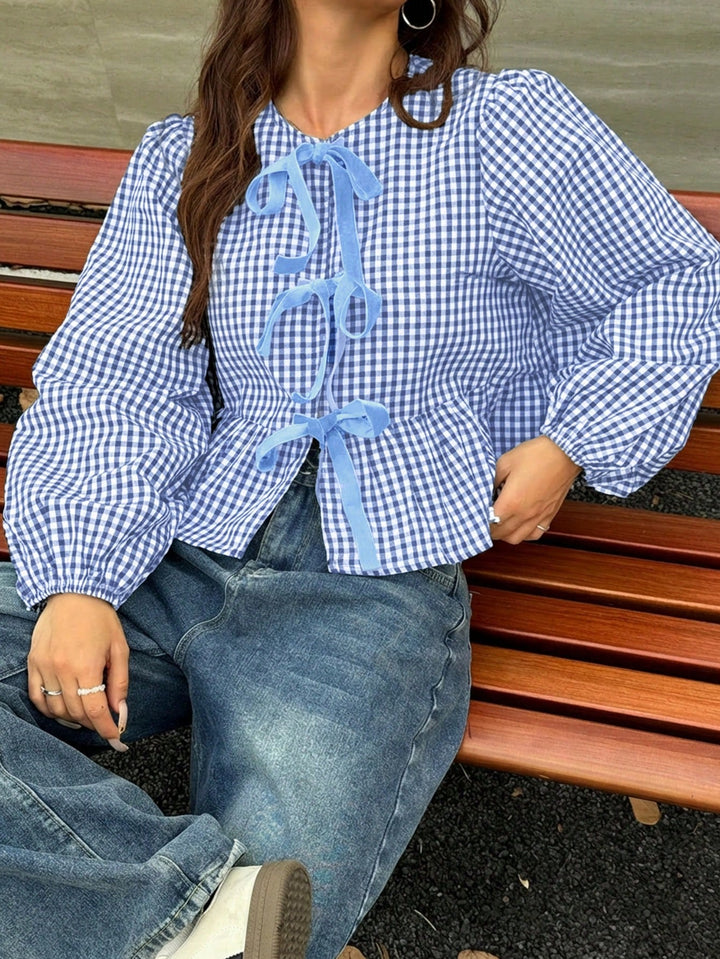 SHEIN blúz, kék