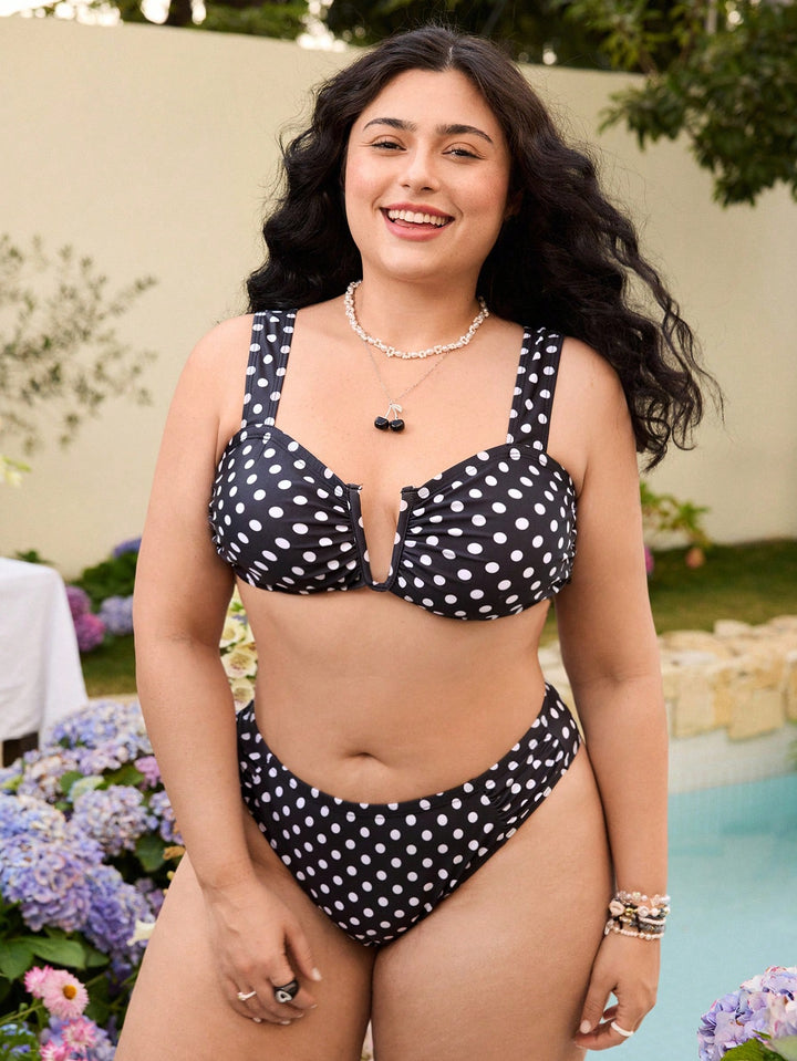 Set bikini de baie SHEIN, negru