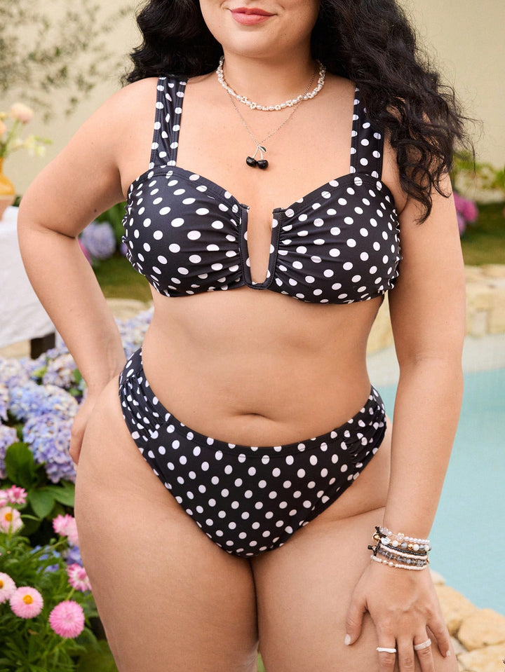 Set bikini de baie SHEIN, negru