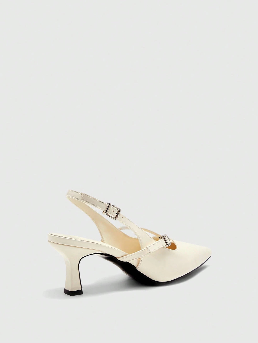 Pantofi cu toc SHEIN, crem