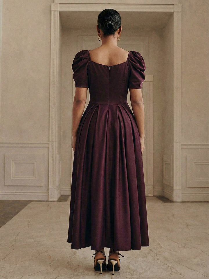 Rochie maxi SHEIN, vișiniu