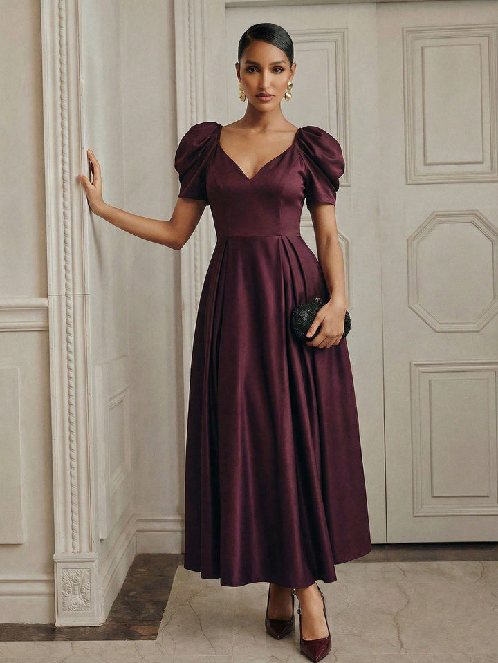 Rochie maxi SHEIN, vișiniu