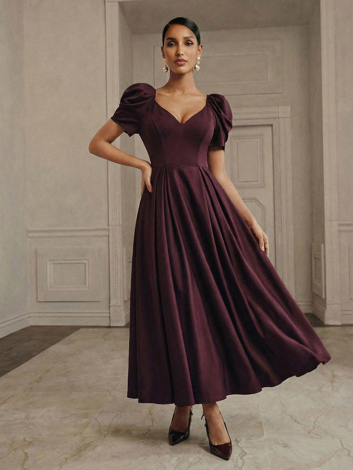 Rochie maxi SHEIN, vișiniu