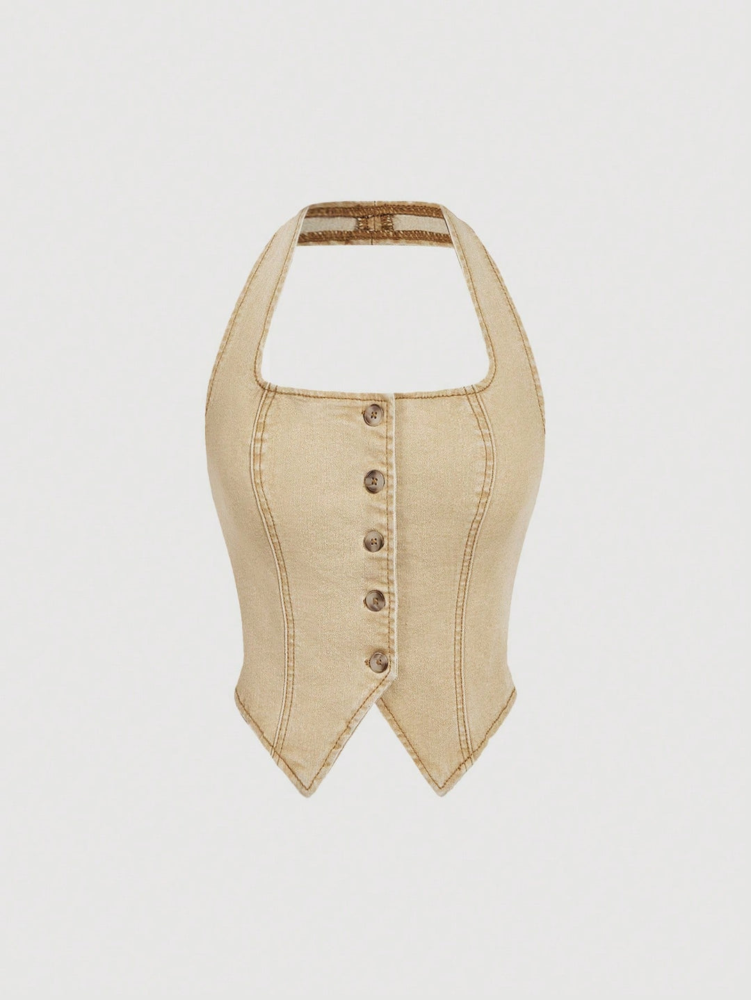 Top SHEIN, kaki
