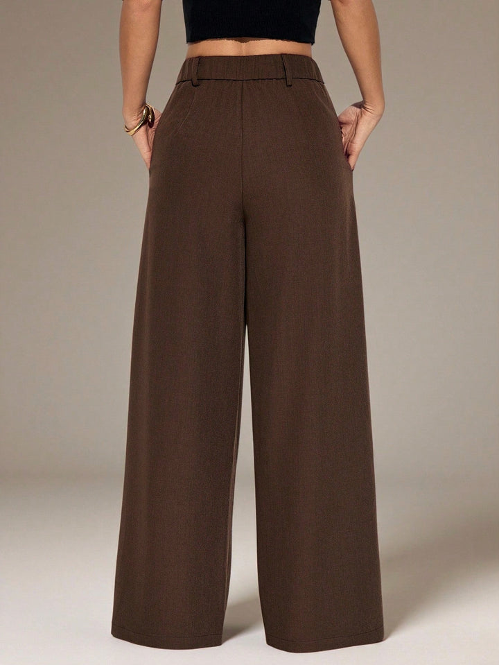 Pantaloni SHEIN, maro