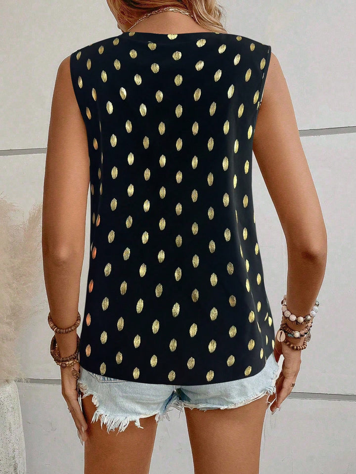 Tricou fără mâneci SHEIN, negru
