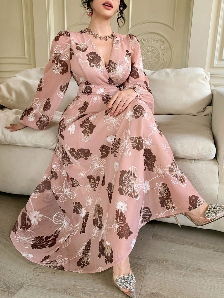 Rochie maxi SHEIN, mix culori