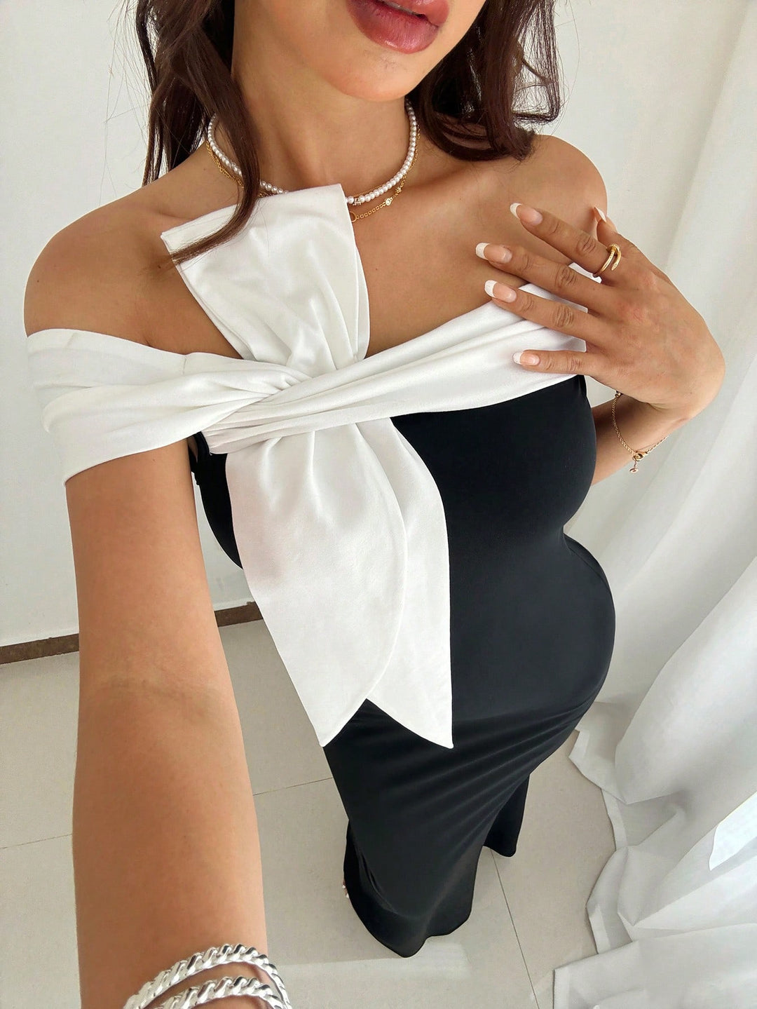 Rochie maxi SHEIN, negru