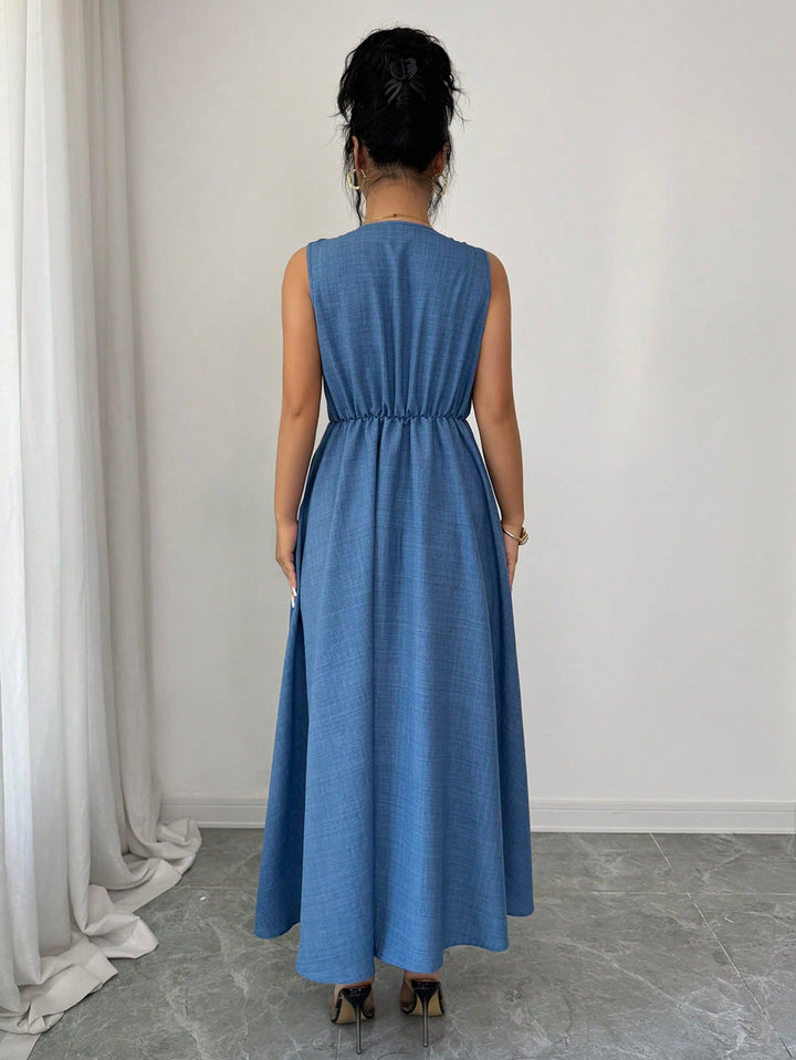 Rochie maxi SHEIN, albastru