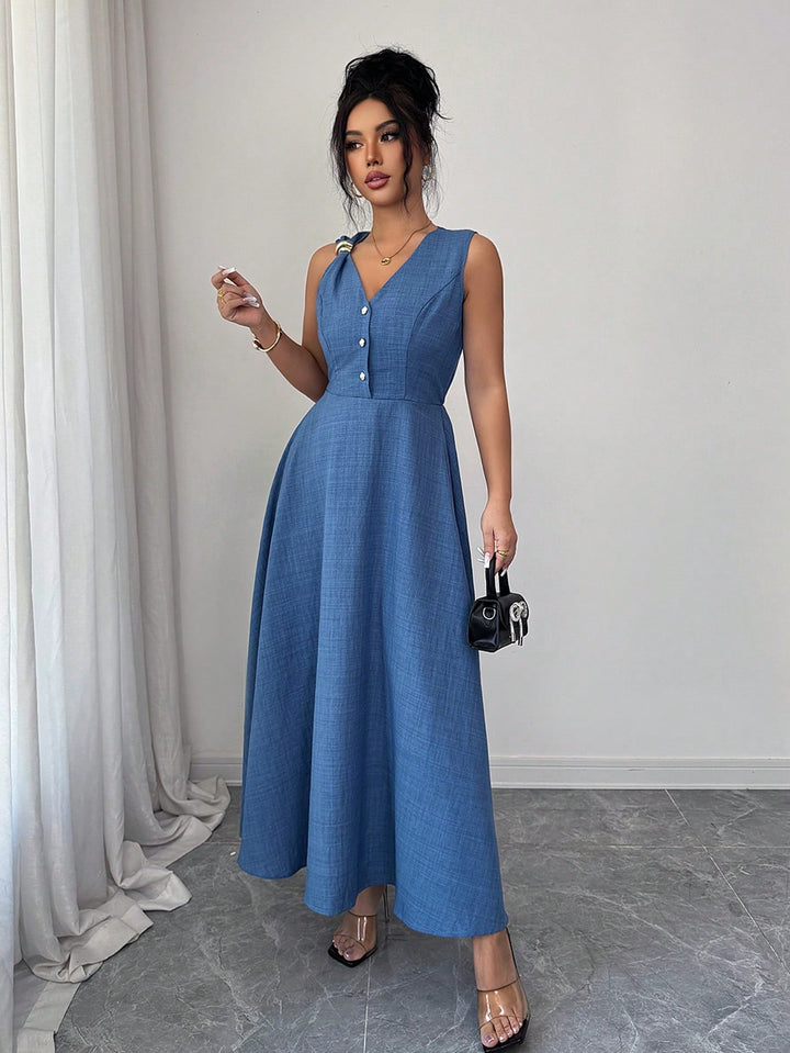 Rochie maxi SHEIN, albastru