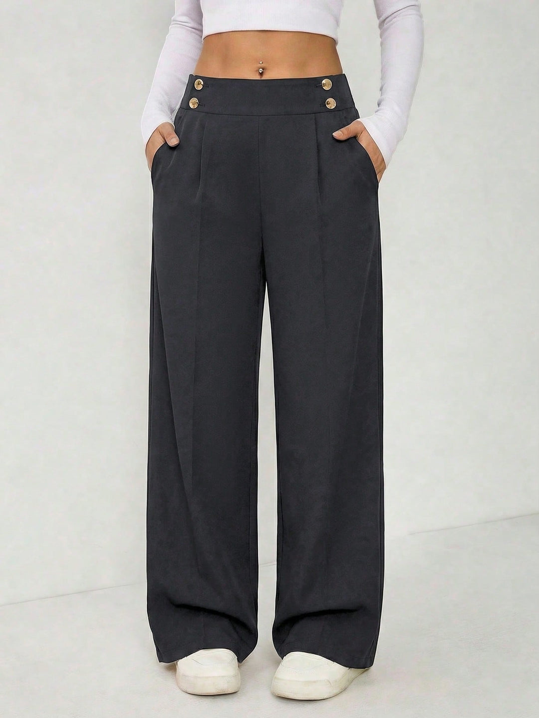 Pantaloni SHEIN, gri