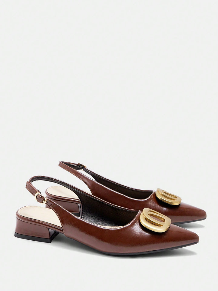 Pantofi SHEIN, maro