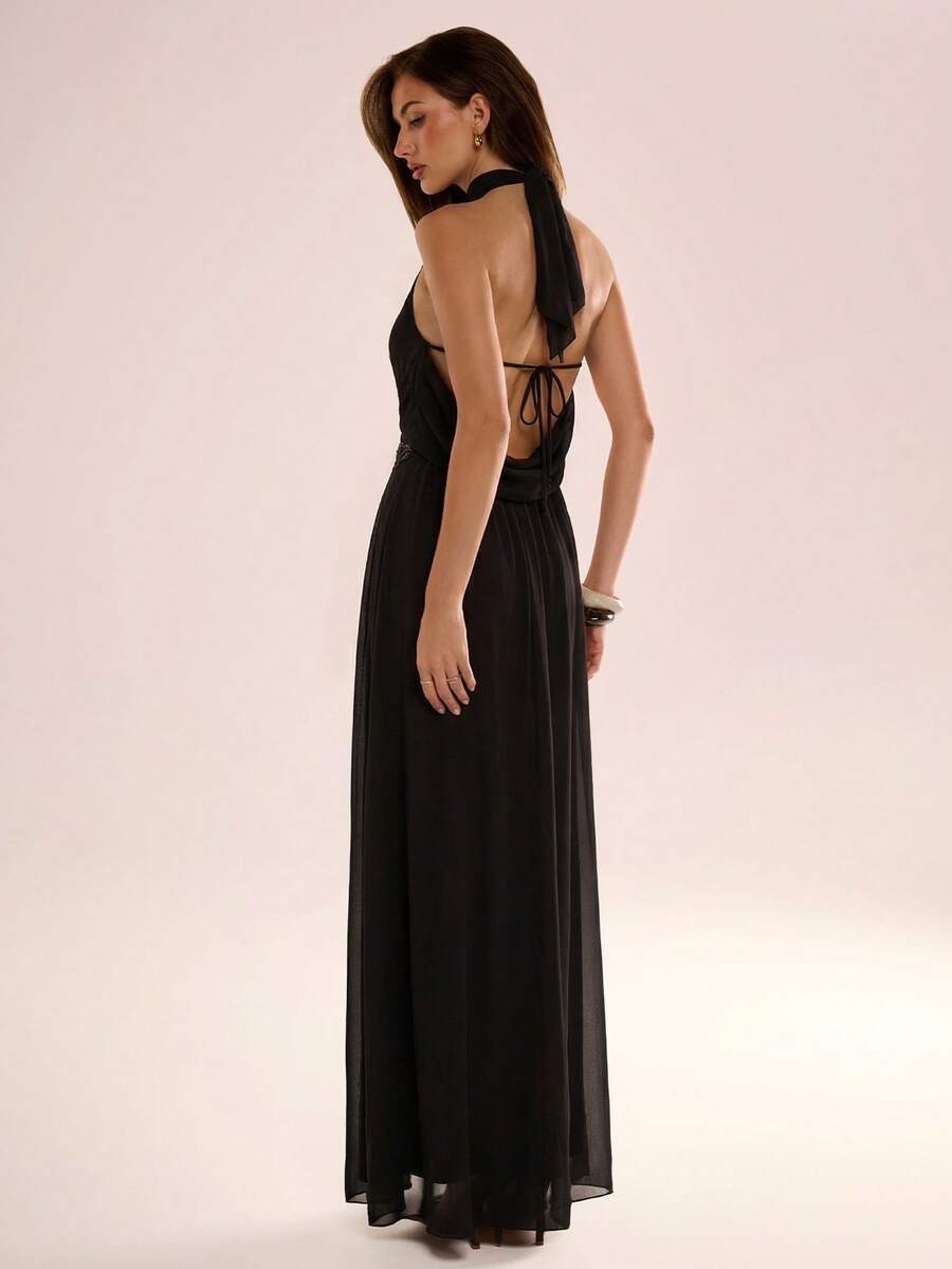 Rochie maxi SHEIN, negru