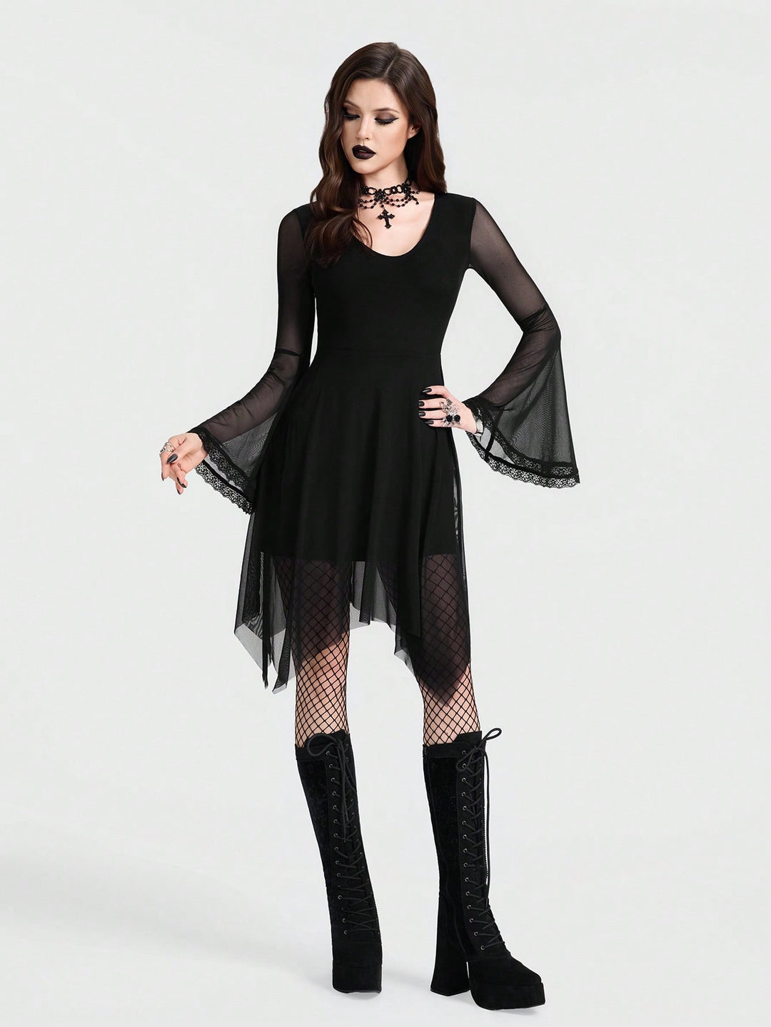 Rochie scurtă SHEIN, negru