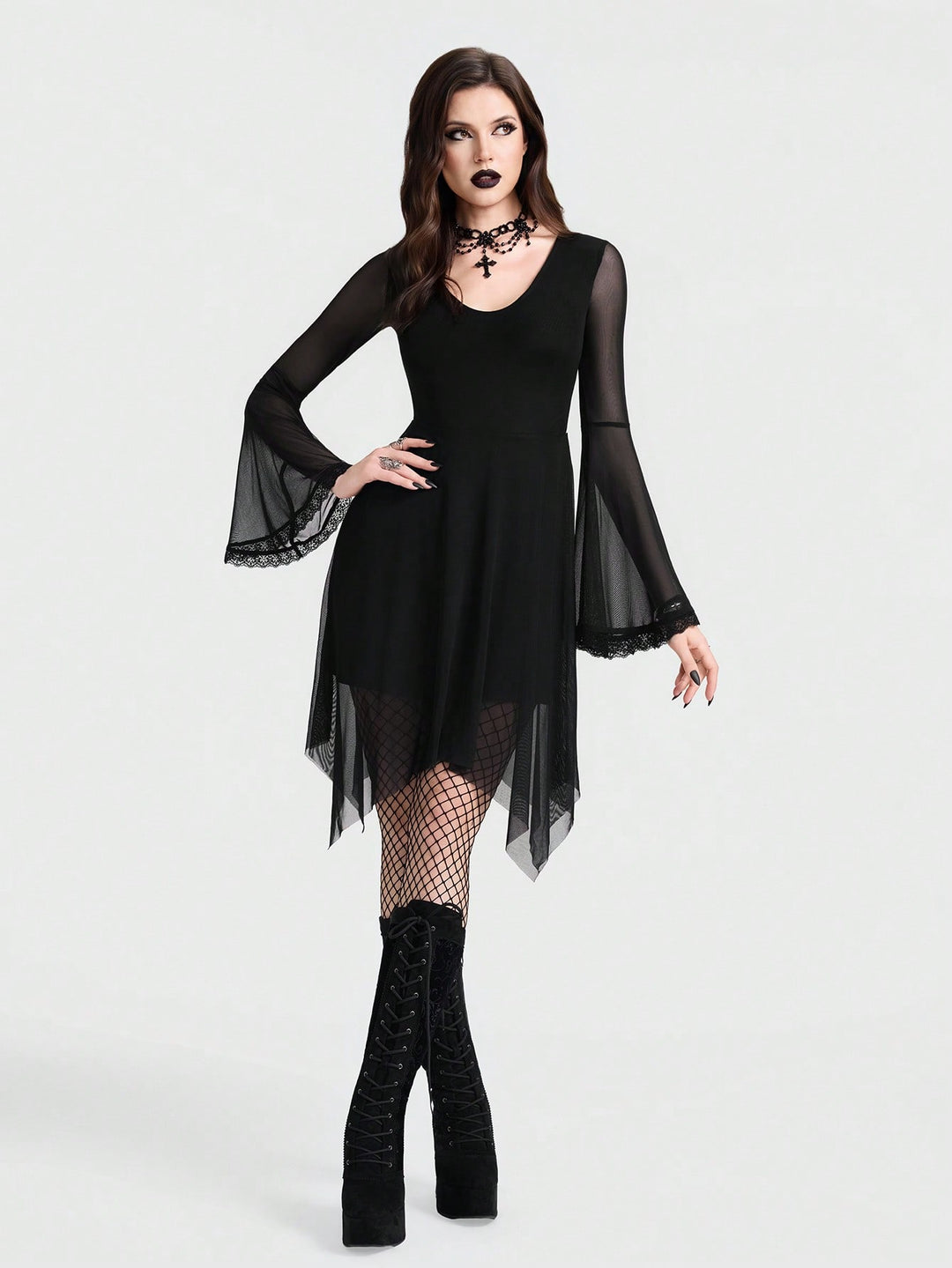 Rochie scurtă SHEIN, negru