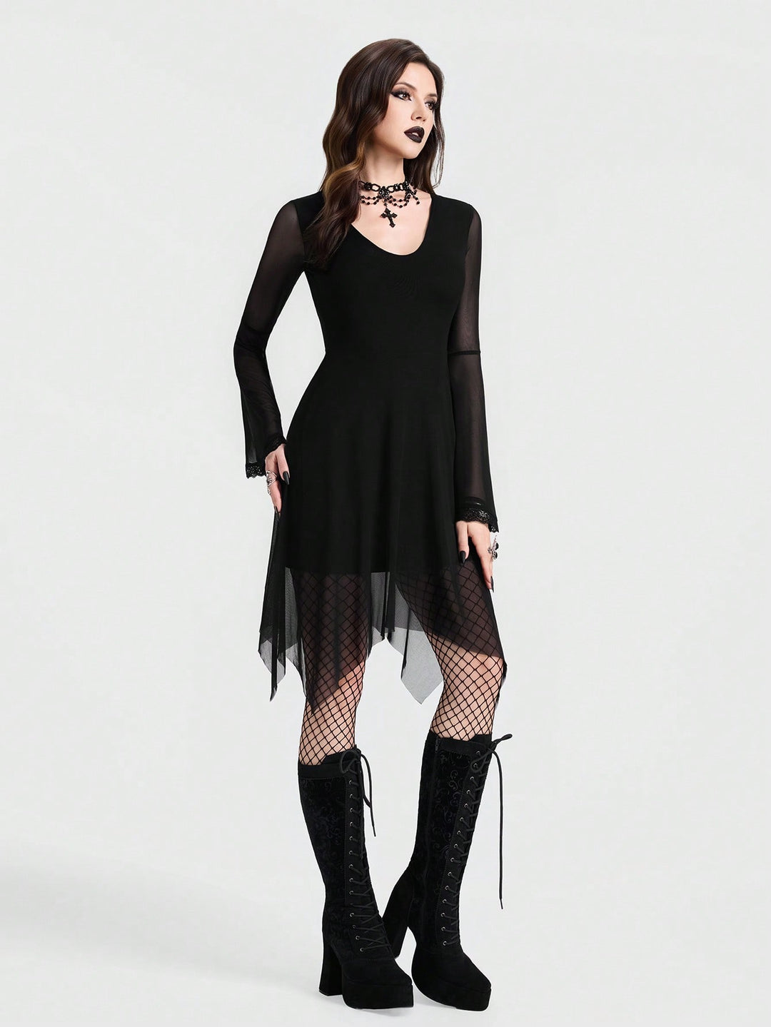 Rochie scurtă SHEIN, negru