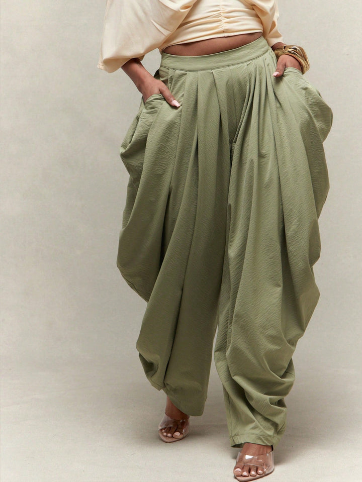 Pantaloni SHEIN, verde
