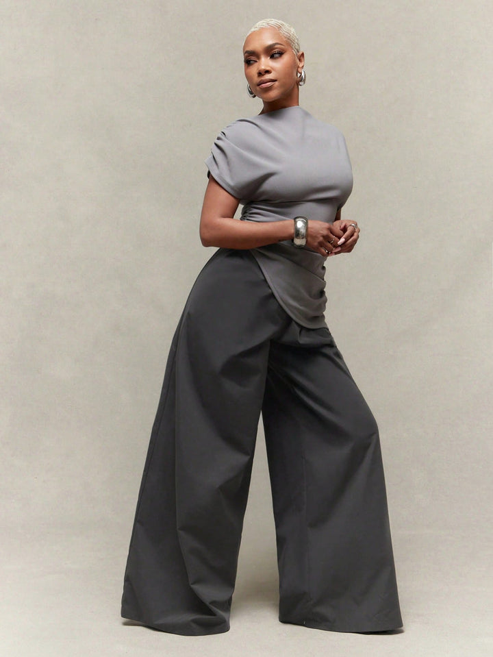 Pantaloni SHEIN, gri