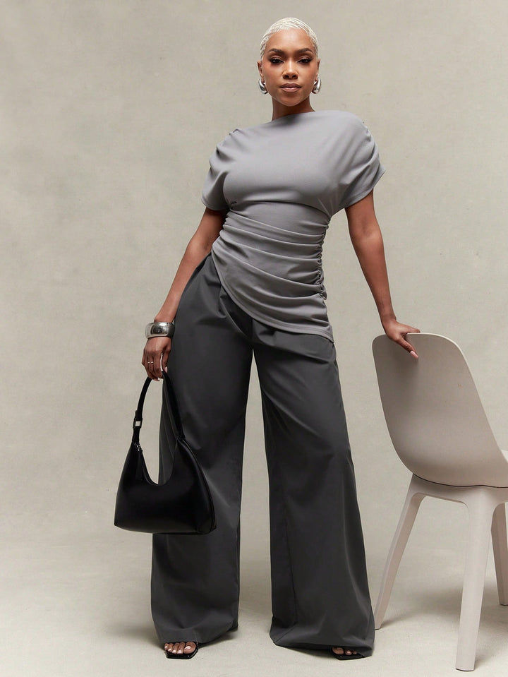 Pantaloni SHEIN, gri