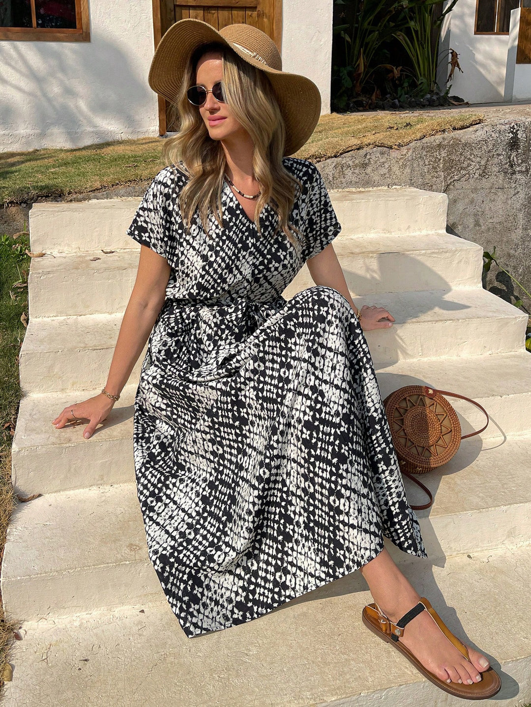 Rochie midi SHEIN, mix culori