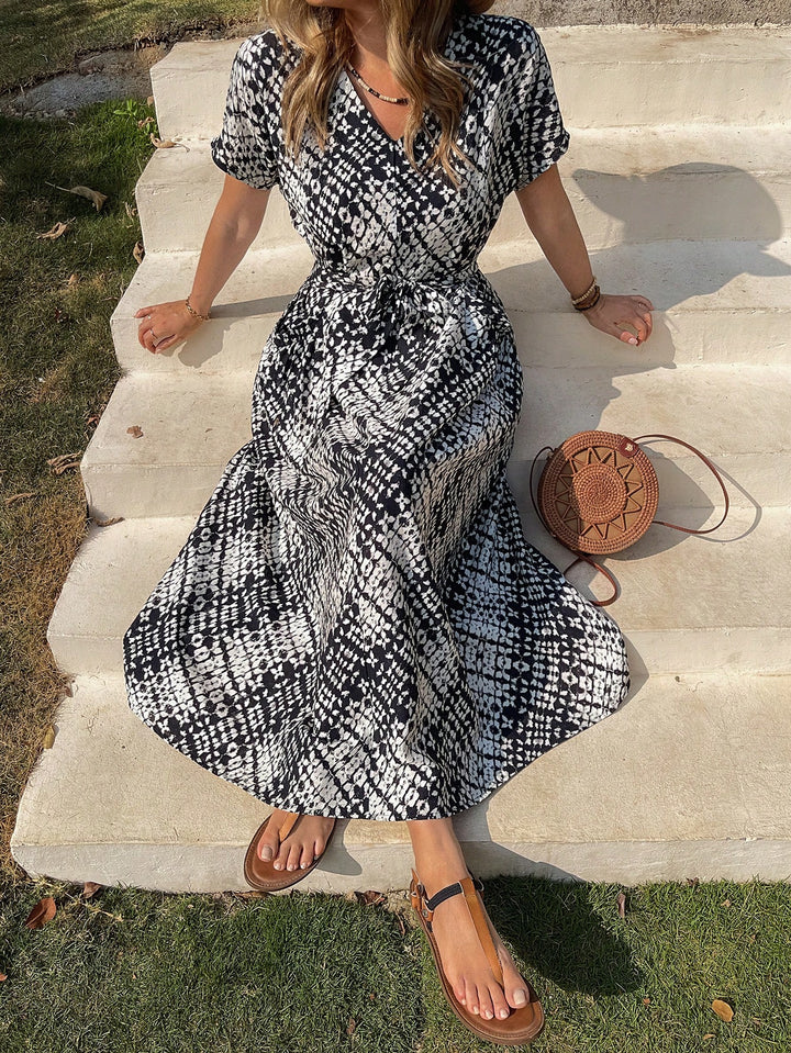 Rochie midi SHEIN, mix culori