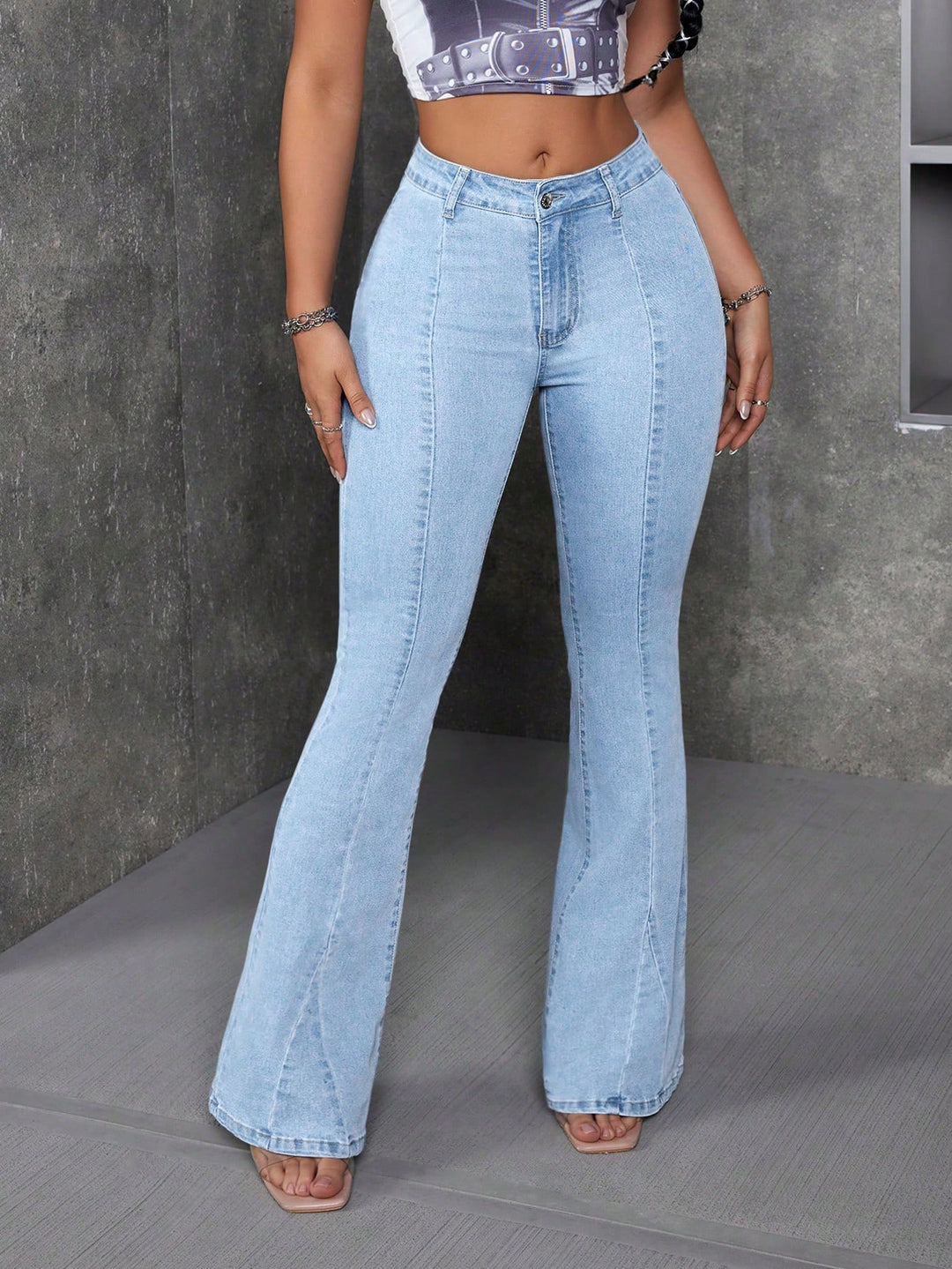 Jeans SHEIN, albastru