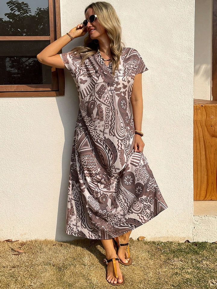 Rochie maxi SHEIN, maro