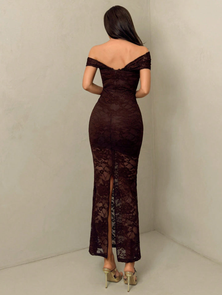 Rochie scurtă SHEIN, maro