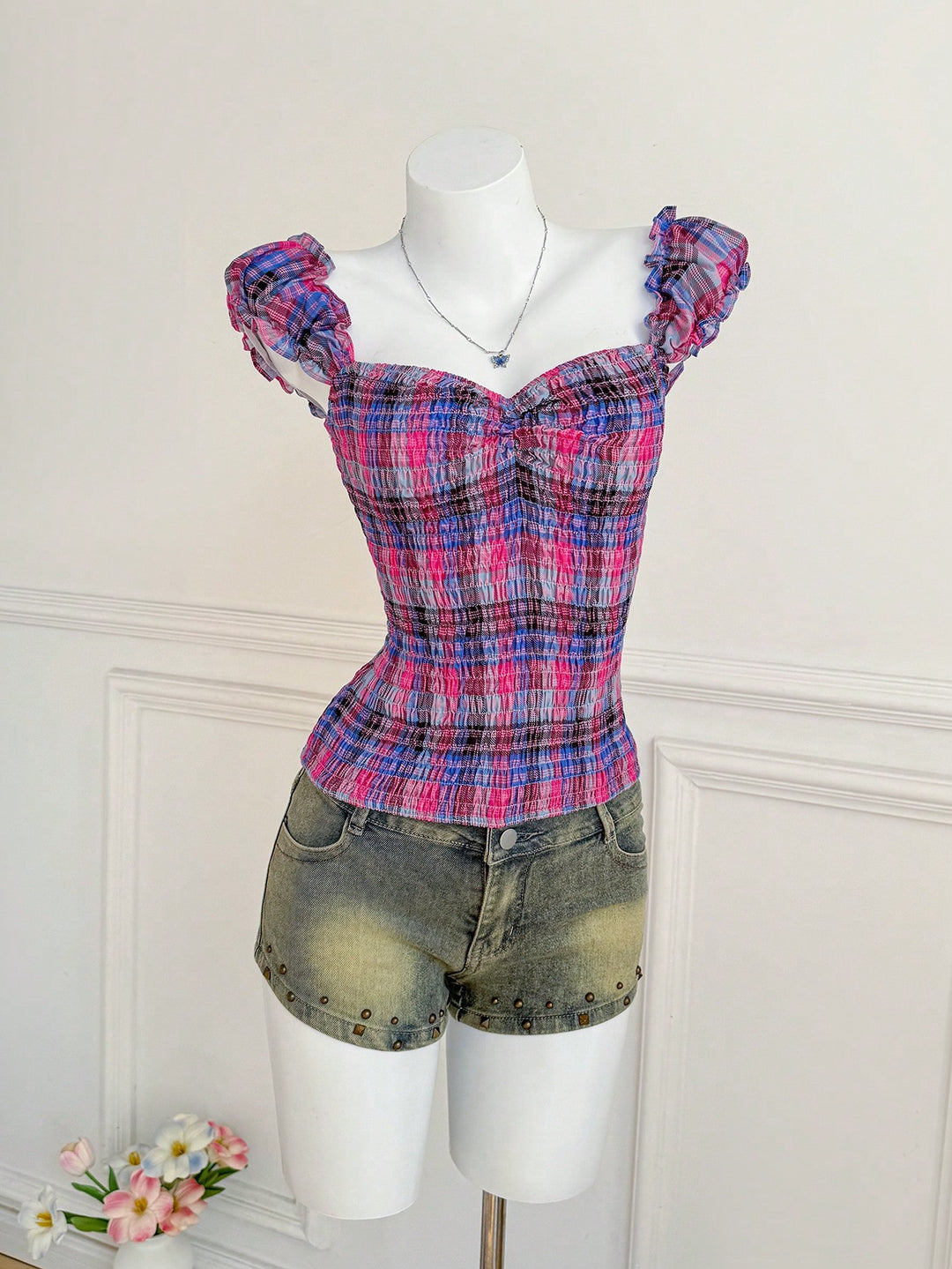 SHEIN crop felső, mix színek