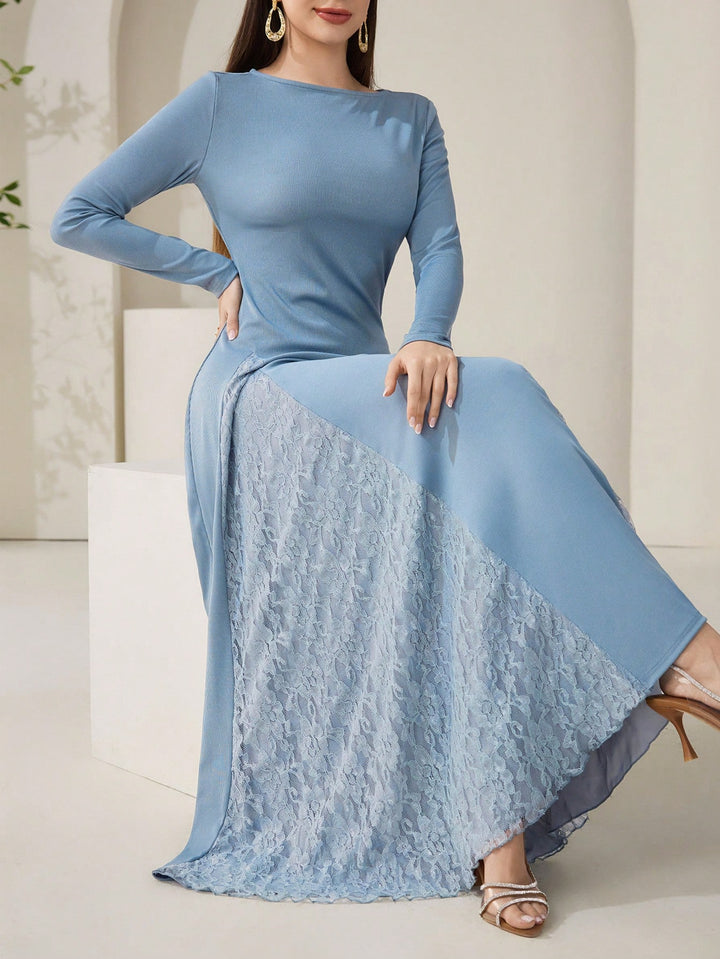 SHEIN Maxi ruha, kék