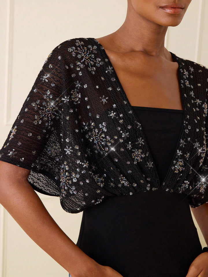 Top SHEIN, negru