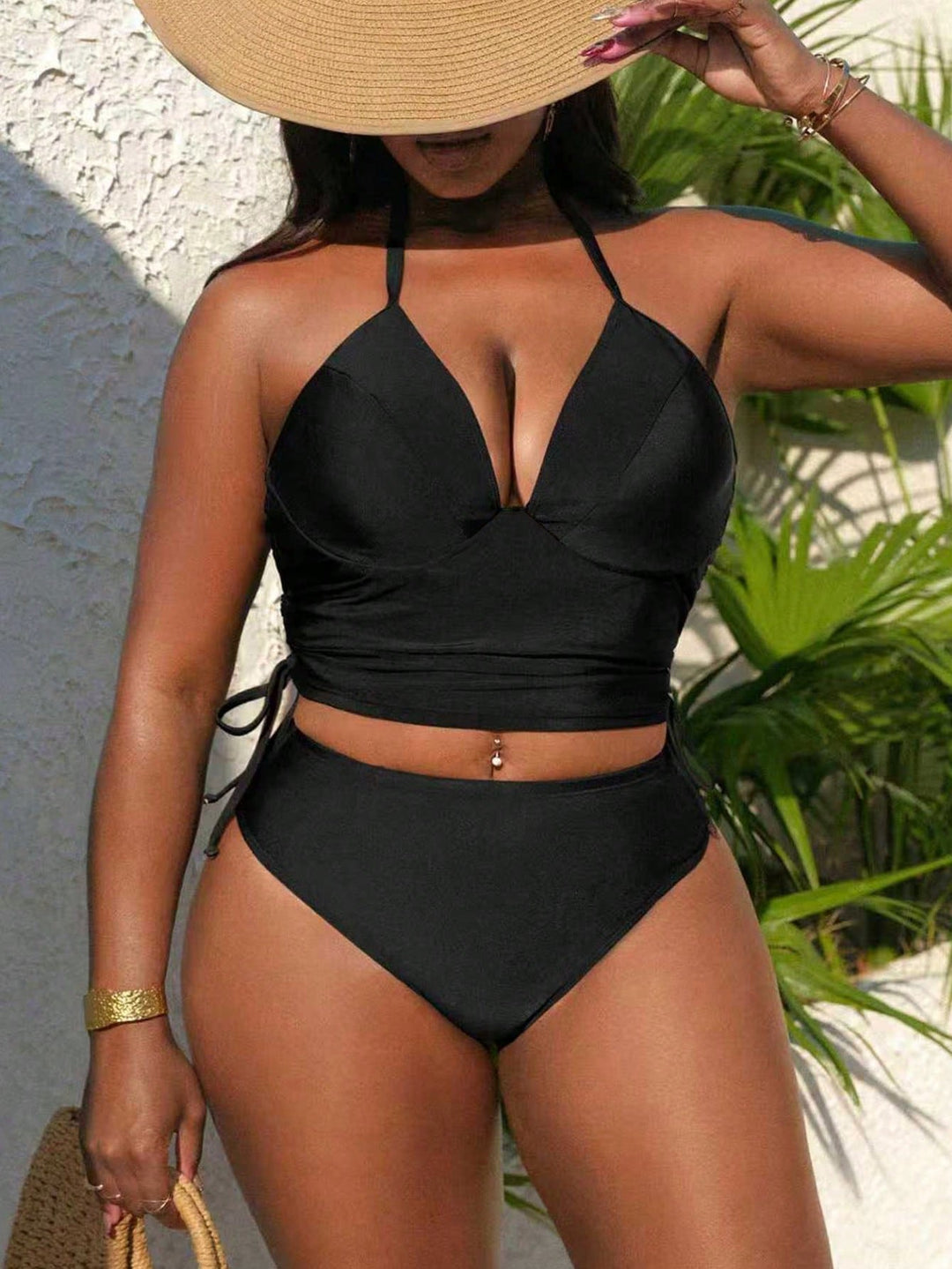 Costum de baie SHEIN, negru