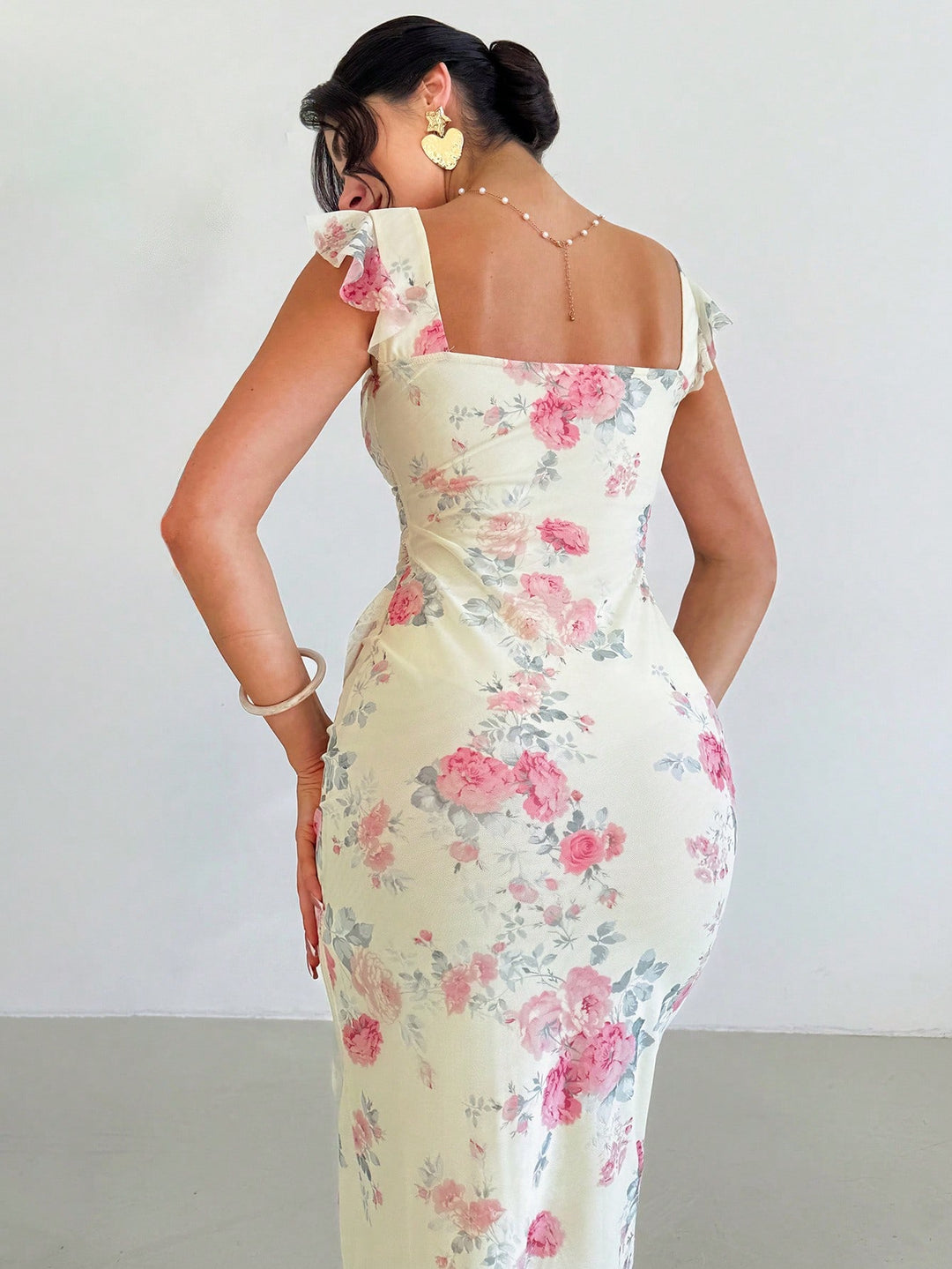 Rochie midi SHEIN, mix culori