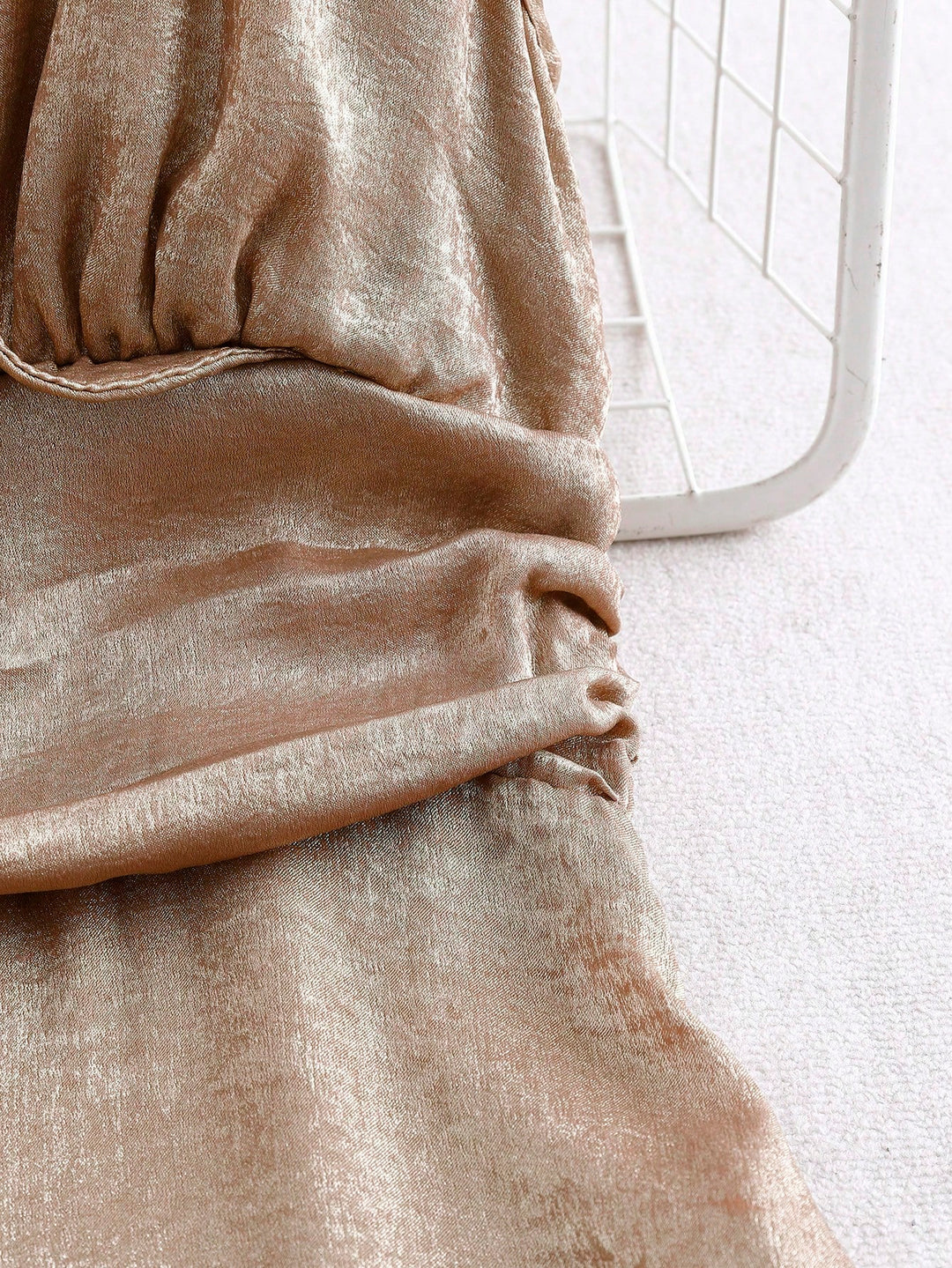 Rochie scurtă SHEIN, auriu