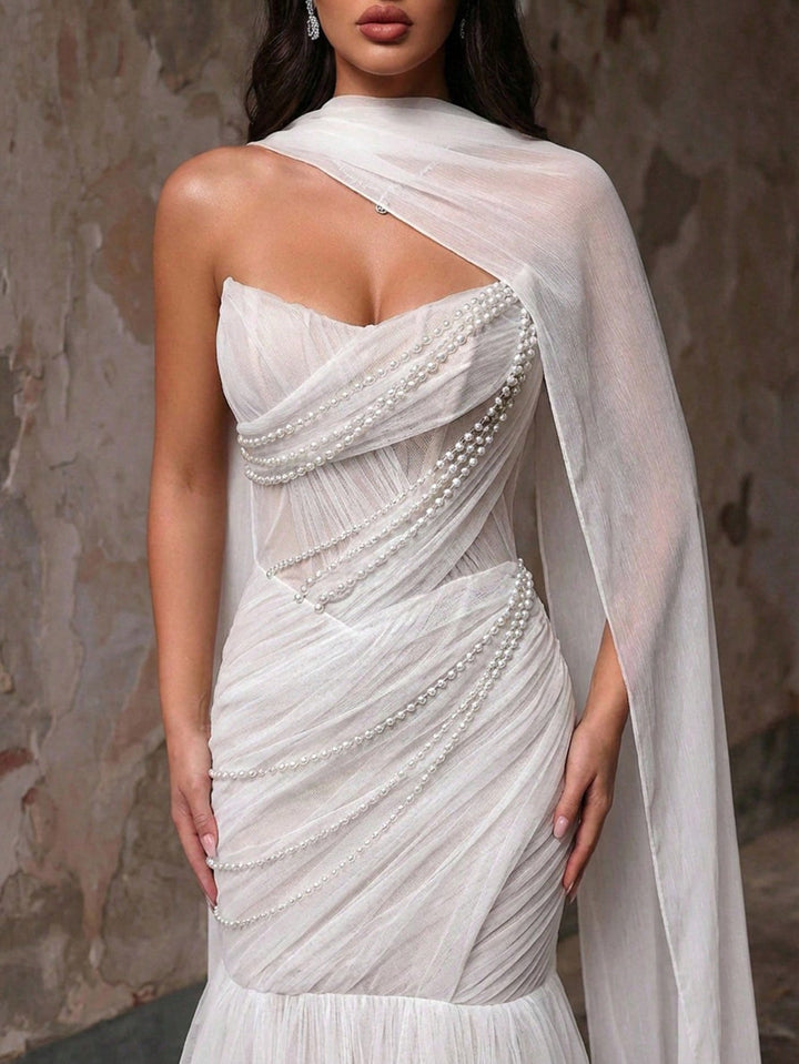 Rochie de mireasă SHEIN, alb