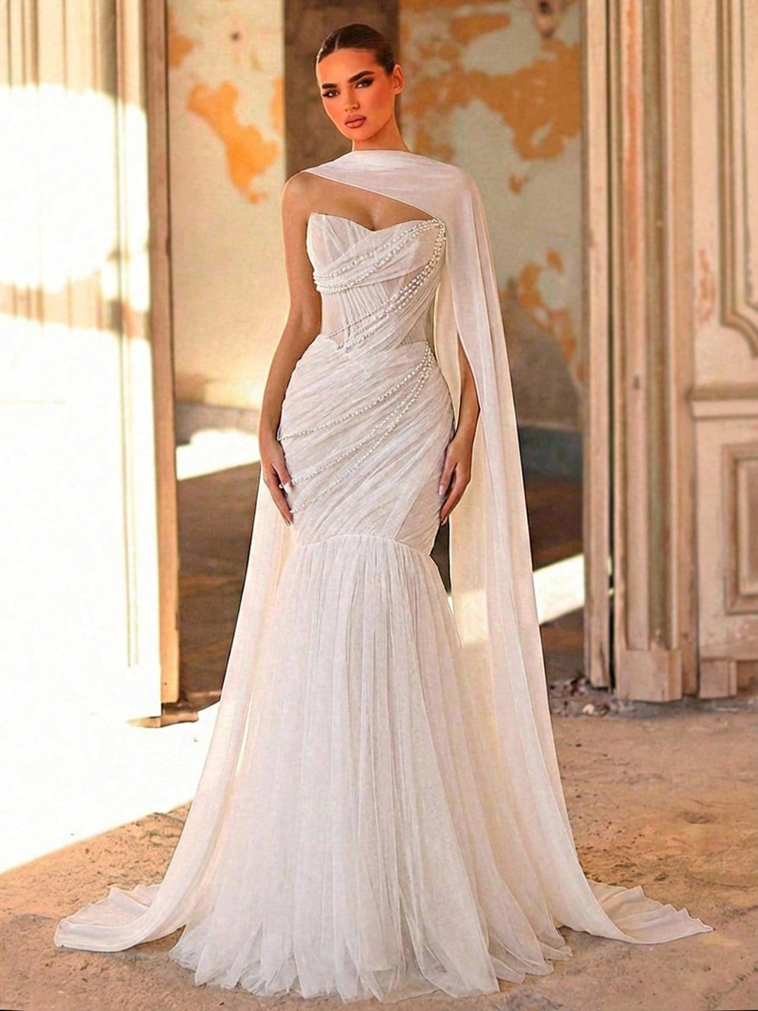 Rochie de mireasă SHEIN, alb