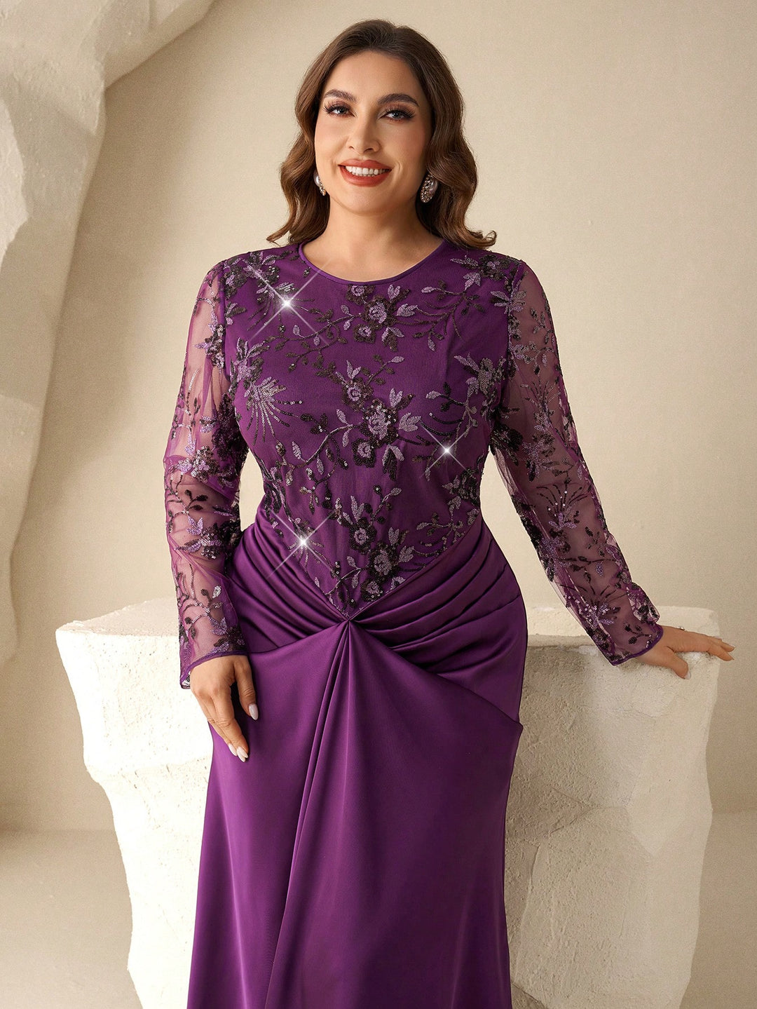 Rochie SHEIN, vișiniu