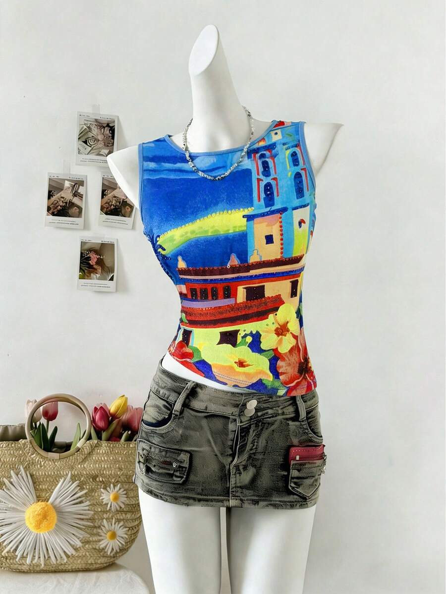 Top SHEIN, mix culori