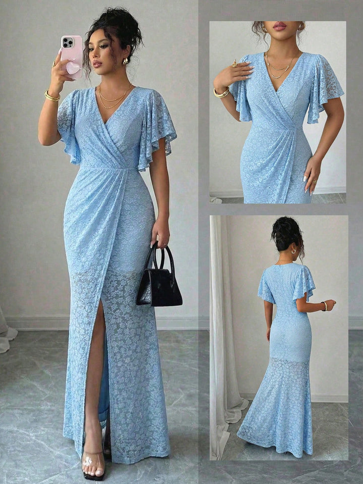 Rochie maxi SHEIN, albastru